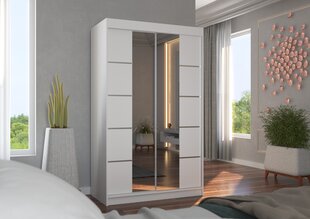 Kapp ADRK Furniture Genua, valge цена и информация | Шкафы | hansapost.ee