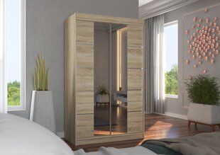 Kapp ADRK Furniture Genua, tamm цена и информация | Шкафы | hansapost.ee