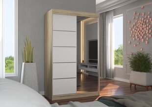 Kapp ADRK Furniture Nicea, tamm/valge цена и информация | Шкафы | hansapost.ee