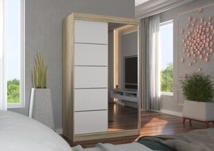 Kapp ADRK Furniture Nicea, tamm/valge hind ja info | Kapid | hansapost.ee