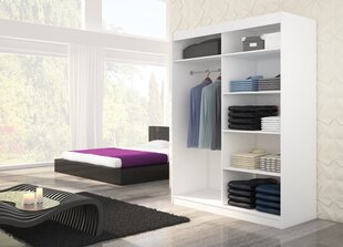 Шкаф ADRK Furniture Baltic, черный/белый цена и информация | Шкафы | hansapost.ee