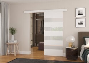 Двери для ниши ADRK Furniture Milou 96, белые цена и информация | Шкафы | hansapost.ee