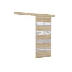 Двери для ниши ADRK Furniture Milou 86, белые/дуб цена и информация | Шкафы | hansapost.ee