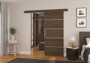Двери для ниши ADRK Furniture Tony 96, коричневые цена и информация | Шкафы | hansapost.ee
