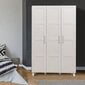 Riidekapp Kalune Design Wardrobe 869 (III), 120 cm, valge цена и информация | Kapid | hansapost.ee