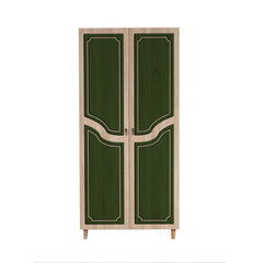Шкаф Kalune Design Wardrobe 869 (IV), 90 см, дуб/темно-зеленый цена и информация | Шкафы | hansapost.ee