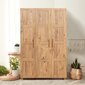 Riidekapp Kalune Design Wardrobe 869 (III), 120 cm, helepruun цена и информация | Kapid | hansapost.ee