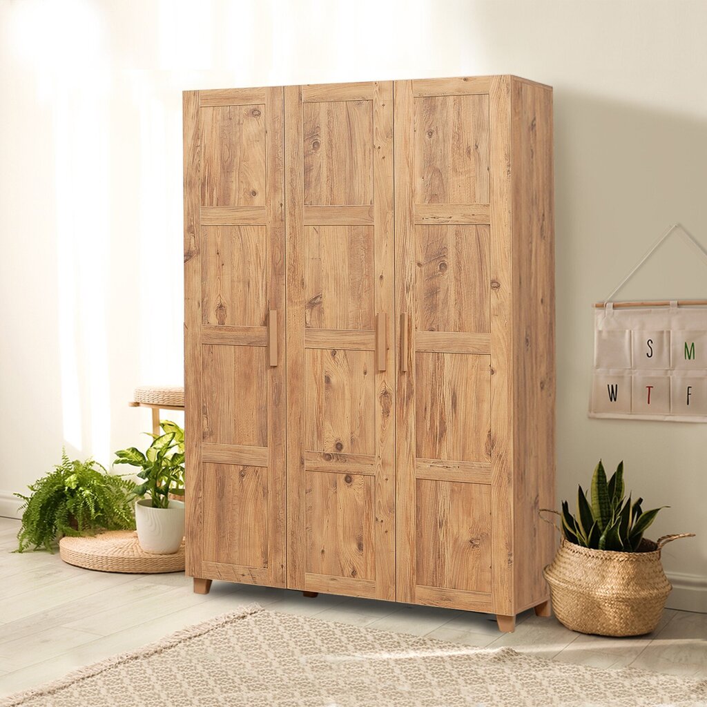 Riidekapp Kalune Design Wardrobe 869 (III), 120 cm, helepruun цена и информация | Kapid | hansapost.ee