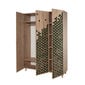 Riidekapp Kalune Design Wardrobe 863 (VI), 135 cm, roheline/tamm hind ja info | Kapid | hansapost.ee