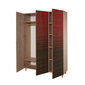 Riidekapp Kalune Design Wardrobe 863 (VI), 135 cm, punane цена и информация | Kapid | hansapost.ee