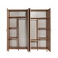 Riidekapp Kalune Design Wardrobe 869 (V), 180 cm, tamm/kollane цена и информация | Kapid | hansapost.ee