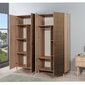 Riidekapp Kalune Design Wardrobe 869 (V), 180 cm, tamm/kollane цена и информация | Kapid | hansapost.ee