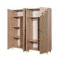 Riidekapp Kalune Design Wardrobe 863 (II), 180 cm, tamm/kollane цена и информация | Kapid | hansapost.ee