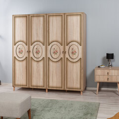 Шкаф Kalune Design Wardrobe 863 (II), 180 см, дуб/коричневый цена и информация | Шкафчики | hansapost.ee