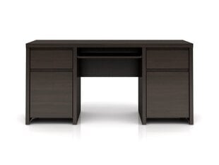 Письменный стол Kaspian 2D2S/160, коричневый цена и информация | Компьютерные, письменные столы | hansapost.ee