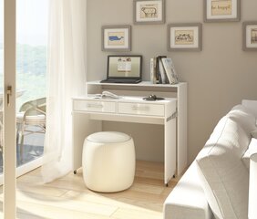 Письменный стол Zoom, белый/глянцевый цена и информация | Компьютерные, письменные столы | hansapost.ee
