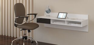 Письменный стол Uno, белый/черный цена и информация | Компьютерные, письменные столы | hansapost.ee