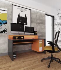 Стол для компьютерных игр Forte Tezaur II, черный/оранжевый цена и информация | Forte Офисная мебель | hansapost.ee