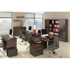 Письменный стол NORE B17, темно-коричневого цвета цена и информация | NORE Офисная мебель | hansapost.ee