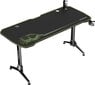 Mängurilaud Ultradesk Grand Green, must/roheline hind ja info | Arvutilauad, kirjutuslauad | hansapost.ee