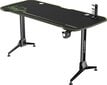 Mängurilaud Ultradesk Grand Green, must/roheline hind ja info | Arvutilauad, kirjutuslauad | hansapost.ee