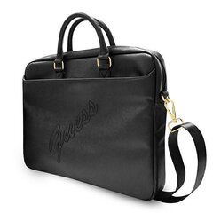 Guess Saffiano Script Black сумка для компьютера, 15" (~38 см) цена и информация | Рюкзаки, сумки, чехлы для компьютеров | hansapost.ee