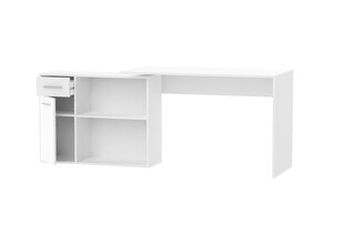 Kirjutuslaud Adrk Furniture Saulo, valge цена и информация | Компьютерные, письменные столы | hansapost.ee
