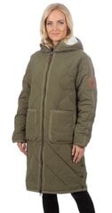 Luhta женское зимнее пальто KOIVUSAARI, оливковый  907169067 цена и информация | Женские пальто | hansapost.ee