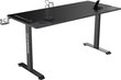 Mängurilaud Ultradesk Momentum, must цена и информация | Arvutilauad, kirjutuslauad | hansapost.ee