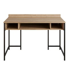 Письменный стол Tümata, коричневый/черный цена и информация | Компьютерные, письменные столы | hansapost.ee