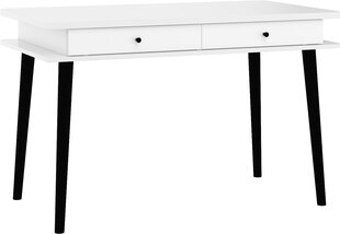Письменный стол Meblocross Dolce Dol-02, белый/черный цена и информация | Компьютерные, письменные столы | hansapost.ee