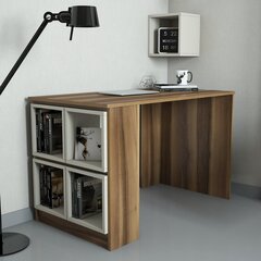 Письменный стол Kalune Design 845 (I), коричневый/бежевый цена и информация | Компьютерные, письменные столы | hansapost.ee