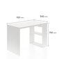 Kirjutuslaud Kalune Design 598, valge цена и информация | Arvutilauad, kirjutuslauad | hansapost.ee