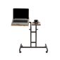 Arvutilaud Kalune Design 863 (I) sülearvutile, helepruun/must hind ja info | Arvutilauad, kirjutuslauad | hansapost.ee