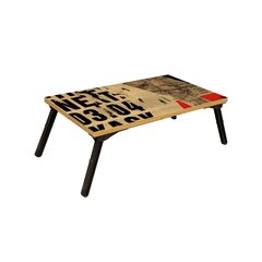 Стол для ноутбука Kalune Design 869 (I), светло-коричневый/красный цена и информация | Детские письменные столы | hansapost.ee