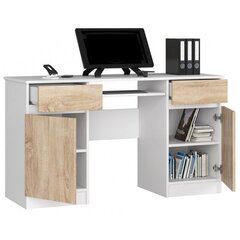 Письменный стол NORE A5, белый/дубовый цвет цена и информация | Детские письменные столы | hansapost.ee