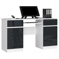 Письменный стол NORE A5, белый/темно-серый цена и информация | Компьютерные, письменные столы | hansapost.ee