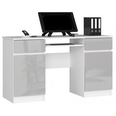 Письменный стол NORE A5, белый/светло-серый цена и информация | Детские письменные столы | hansapost.ee