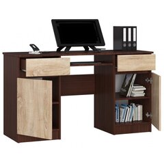 Письменный стол NORE A5, темно-коричневый/цвета дуба цена и информация | Детские письменные столы | hansapost.ee