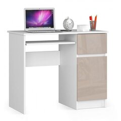 Письменный стол NORE Piksel, правый вариант, белый цена и информация | Компьютерные, письменные столы | hansapost.ee