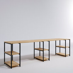 Kirjutuslaud Kalune Design Sade, pruun/must price and information | Computer desks, writing desks | hansapost.ee