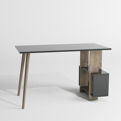 Письменный стол Kalune Design Lagomood Side, коричневый/серый цена и информация | Детские письменные столы | hansapost.ee