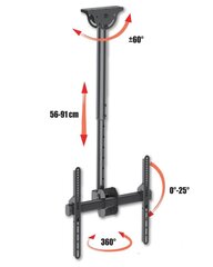 Teleri seinakinnitus Techly Tv Led/Lcd, 32-55", kuni 50 kg hind ja info | Teleri seinakinnitused ja hoidjad | hansapost.ee