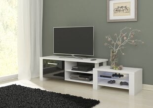 TV laud Orion, valge/must hind ja info | Televiisori alused | hansapost.ee