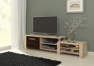 RTV стол Orion, коричневый/дуб цена и информация | Тумбы под телевизор | hansapost.ee