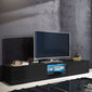 TV laud Elegant LED, must hind ja info | Televiisori alused | hansapost.ee