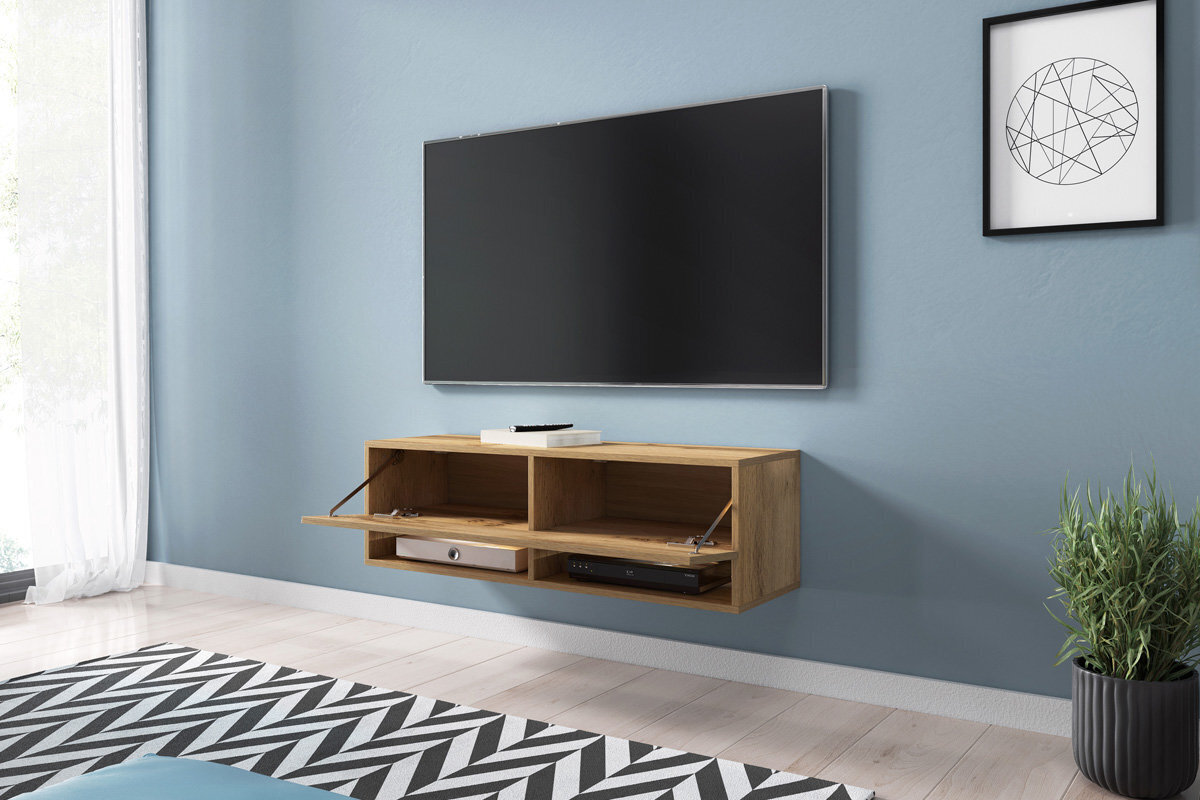 TV laud Wander LED 100 cm, tamm hind ja info | Televiisori alused | hansapost.ee