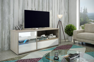 TV laud Global I, valge/tamm hind ja info | Televiisori alused | hansapost.ee