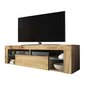 TV laud LED valgustusega Hugo, pruun цена и информация | Televiisori alused | hansapost.ee