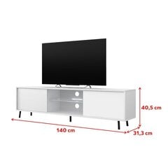 ТВ столик Selsey Luna, белый цена и информация | Тумбы под телевизор | hansapost.ee